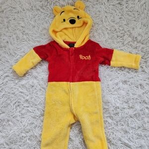 Disney Pooh Red and Yellow Footie